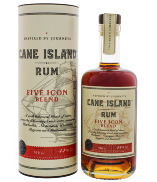 Cane Island Cane Island Five Icon Blend Rum 0,70 ltr 44%