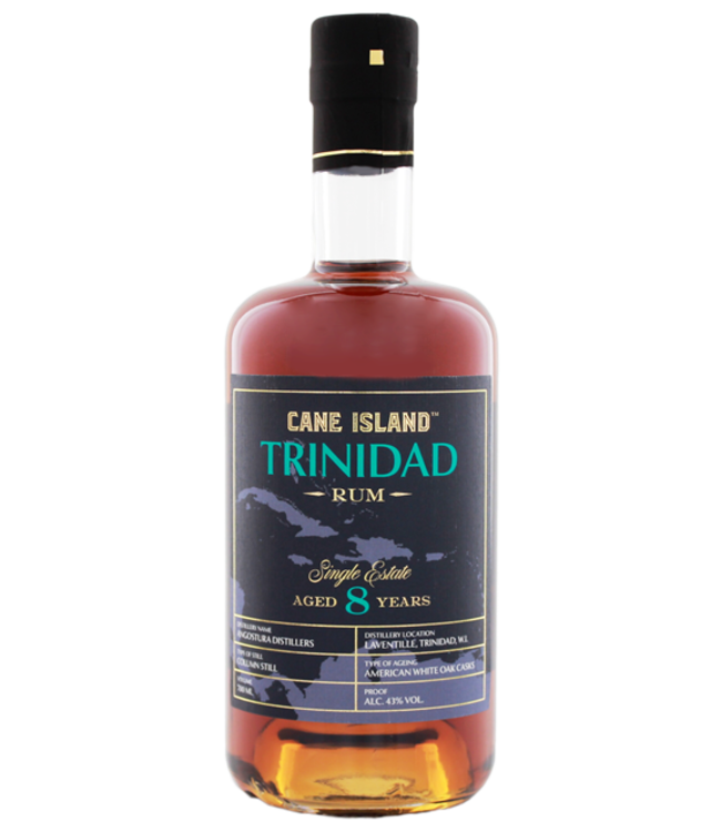 Cane Island Trinidad Single Estate Rum 8 Years Old 0,70 ltr 43%
