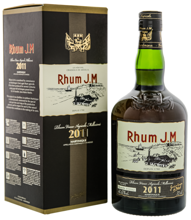 JM Rhum Vieux Agricole Millesime 2011 0,70 ltr 41,87%