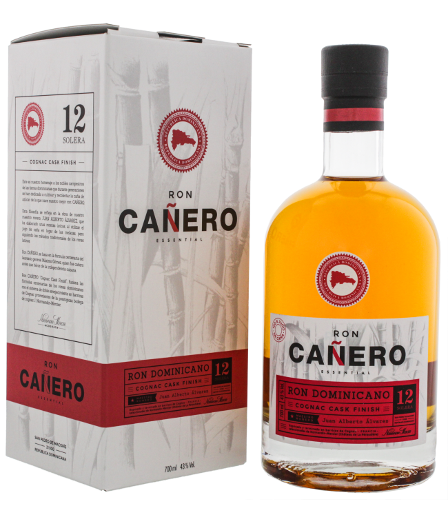 Ron Canero Essential 12 Years Old Cognac Finish 0,70 ltr 43%