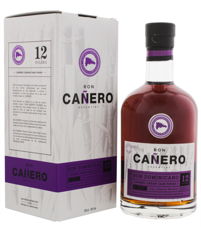 Ron Canero Essential 12 Years Old Sherry Cream Cask Finish 0,70 ltr 40%