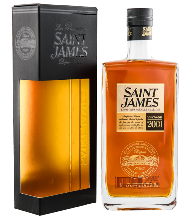 Saint James Millesime 2001 0,70 ltr 43%