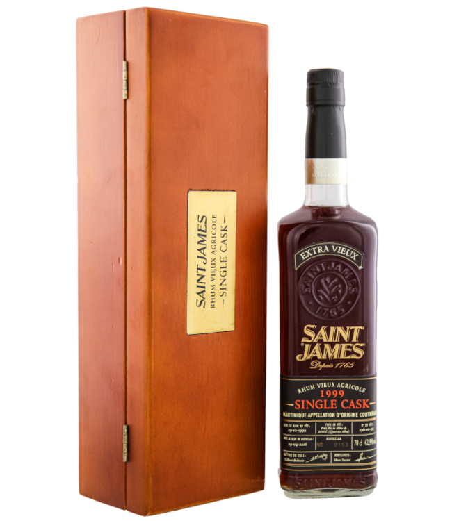 Saint James Single Cask 1999/2016 0,70 ltr 42,9%