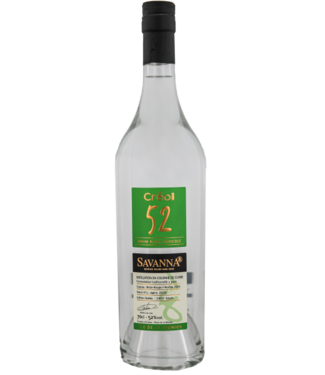 Savanna Savanna Creol 52 Rhum Blanc Agricole 0,70 ltr 52%