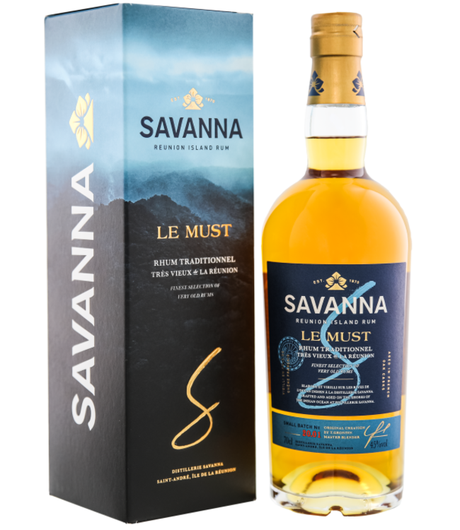 Savanna Le Must Rhum Traditionnel Small Batch No. 20.01 0,70 ltr 45%