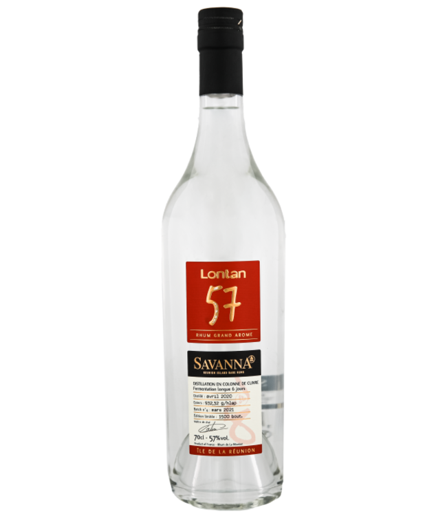 Savanna Lontan 57 Rhum Blanc Grand Arome 0,70 ltr 57%