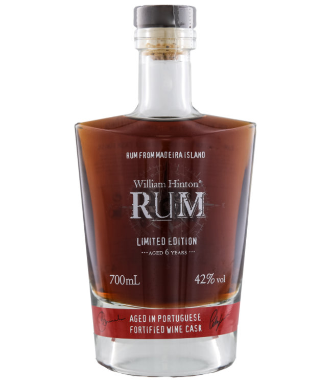 William Hinton Rum Limited Edition 6 Years Old Aged in Portuguese Fortified Wine Cask 0,70 ltr 42%