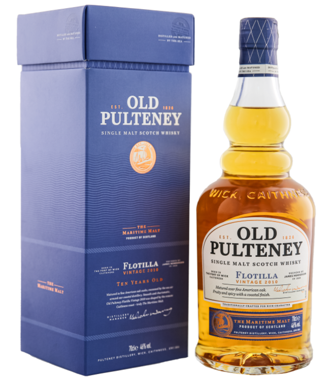 Old Pulteney Flotilla Vintage 2010 0,70 ltr 46%