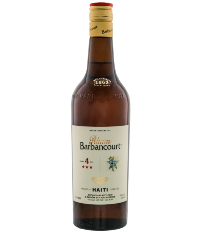 Barbancourt Three Star 4 Years Old 0,70 ltr 43%