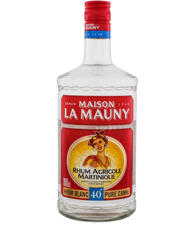 La Mauny Blanc 1,00 ltr 40%