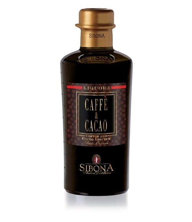 Grappa Sibona Caffè & Cacao likeur 0,50 ltr 20%