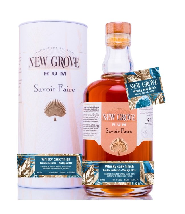 Rum New Grove Whisky Finish Rozelieures 2013 0,70 ltr 45%