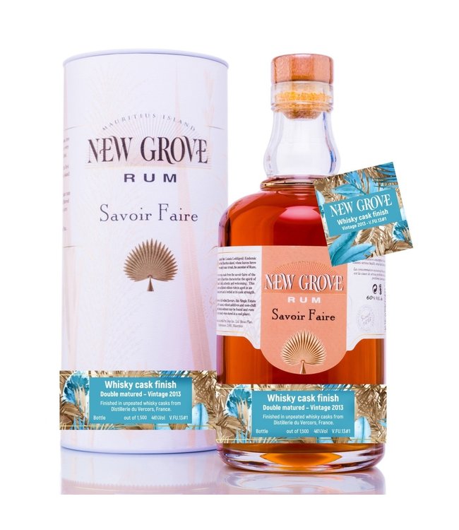 Rum New Grove Whisky Finish Vercors 2013 0,70 ltr 45%