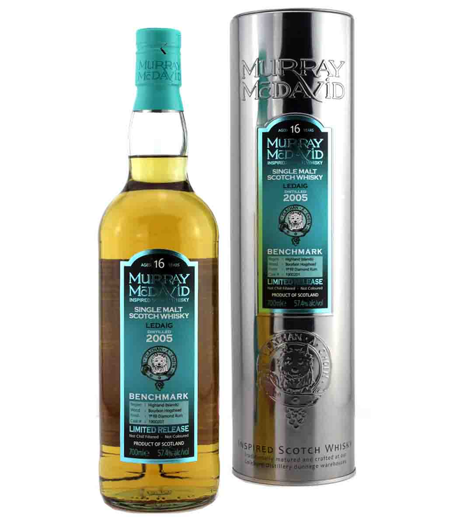 Ledaig 16 Years Old 2005 Murray McDavid 0,70 ltr 57,4%