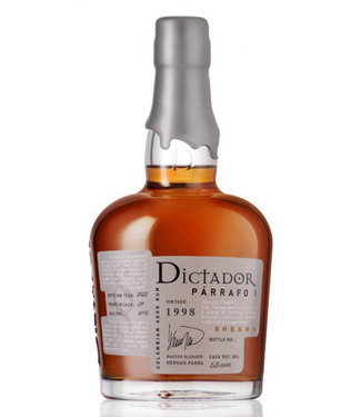 Dictador Dictador Parrafo Bourbon Vintage 1998 0,70 ltr 41%