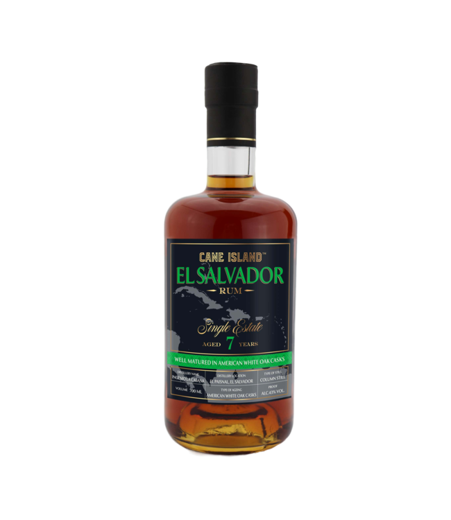 Cane Island El Salvador 7 Years Old 0,70 ltr 43%