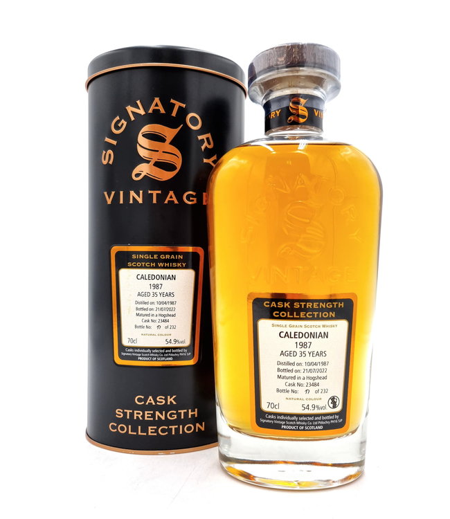 Caledonian 1987 Signatory Cask Strength Cask 23484 0,70 ltr 54,9%