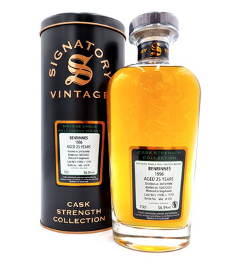 Benrinnes Benrinnes 1996 Signatory Cask Strength Cask 11695 + 11701 0,70 ltr 56,9%