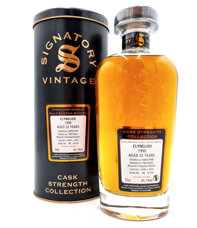 Clynelish 1990 Signatory Cask Strength Cask 3474 + 3475 0,70 ltr 45,7%