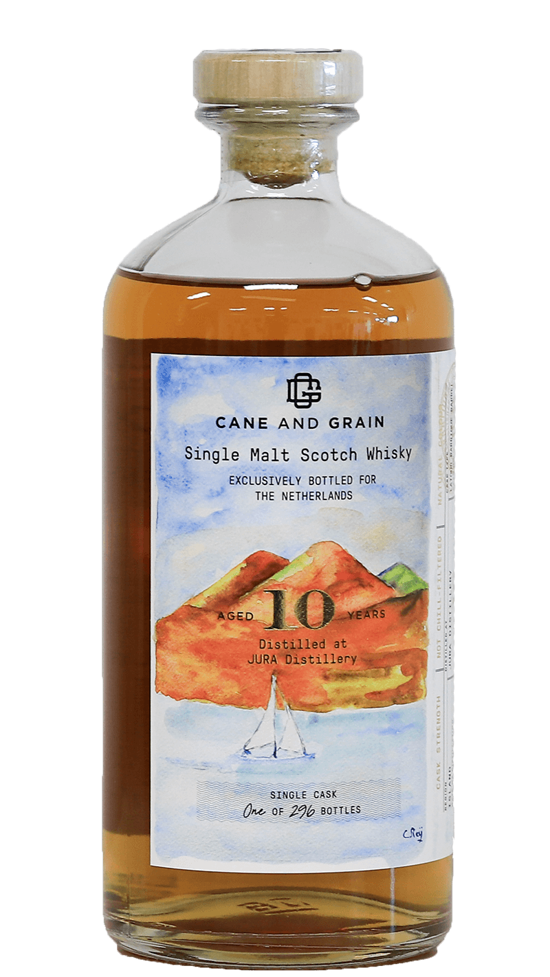 Isle Of Jura 10 Years Old Cane & Grain 0,70 ltr 57,8 Whiskysite.nl
