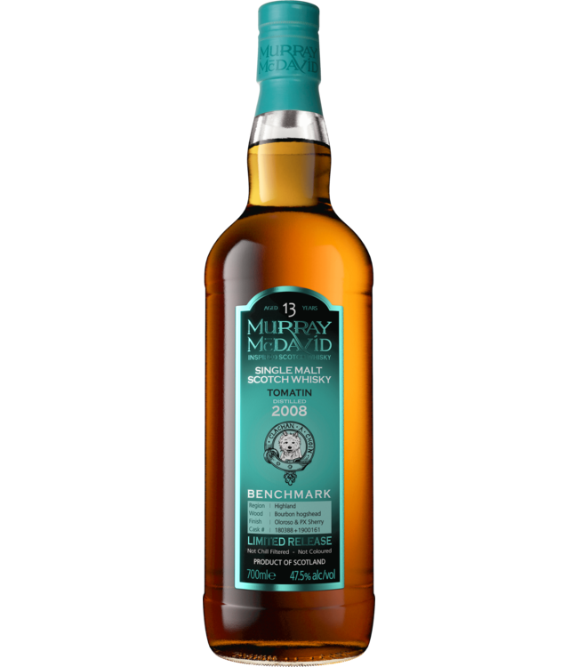 Tomatin 13 Years Old 2008 Murray McDavid 0,70 ltr 47,5%