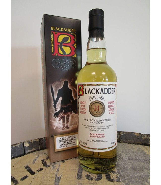 Blackadder Raw Cask Macduff 14 Years Old 2008 0,70 ltr 59,7%