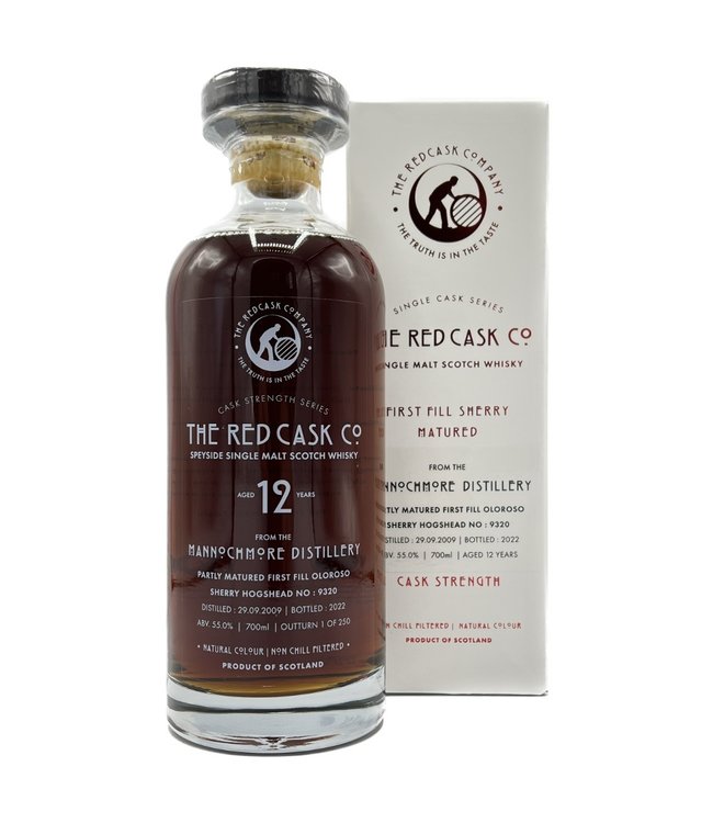 Mannochmore 12 Years Old 2009 Red Cask Company 0,70 ltr 55%