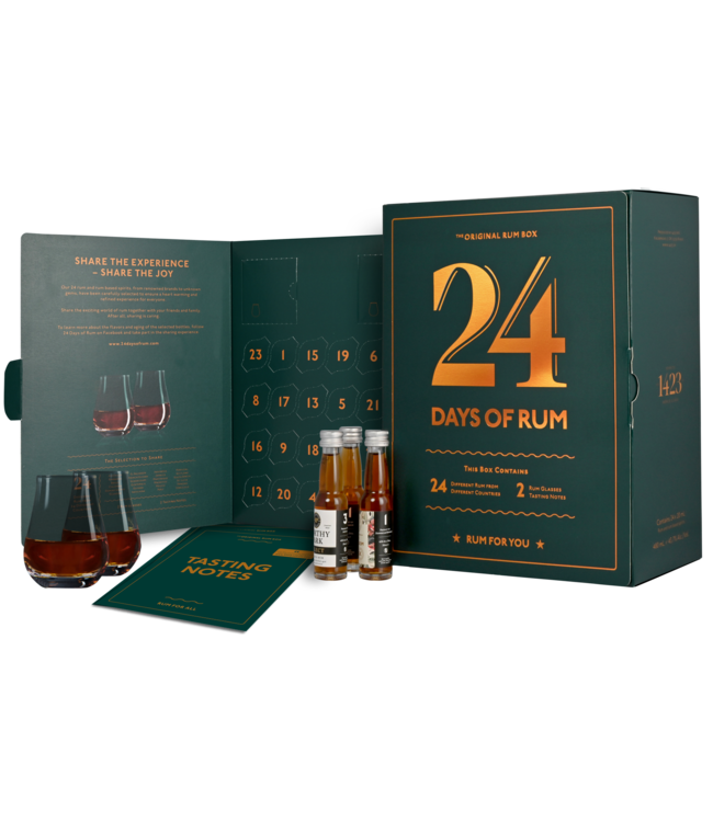 24 Days Of Rum 24 x 2 CL 43.7%