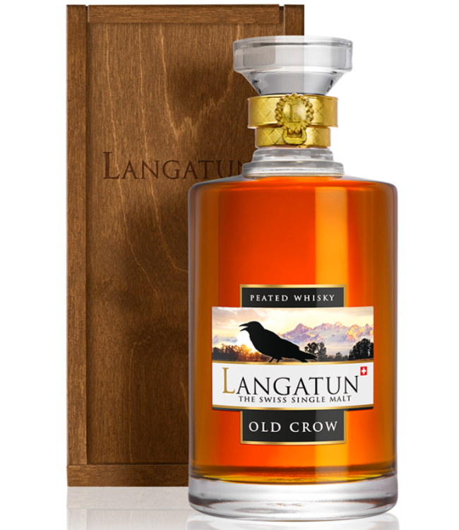 Langatun Old Crow Peated Single Malt 0,50 ltr 46%