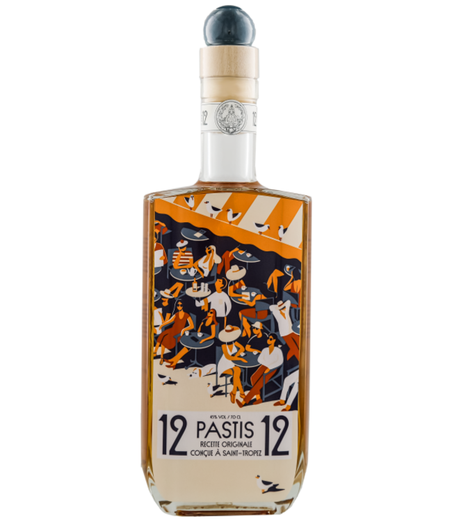 12/12 Pastis de Saint Tropez  0,70 ltr 45%