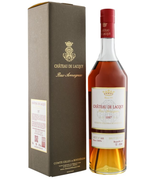 Chateau de Lacquy Bas Armagnac 1997/2022 Fut No. 105 0,70 ltr 43,5%