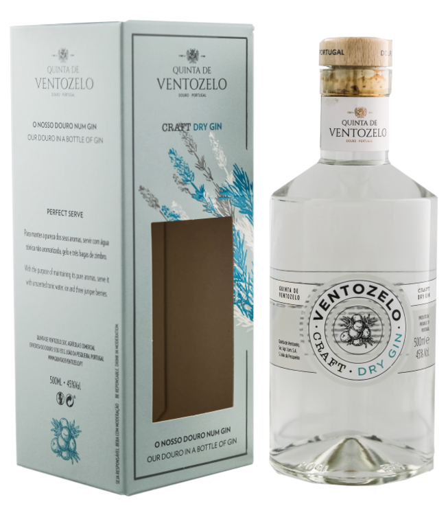 Quinta de Ventozelo Craft Dry Gin 0,50 ltr 45%
