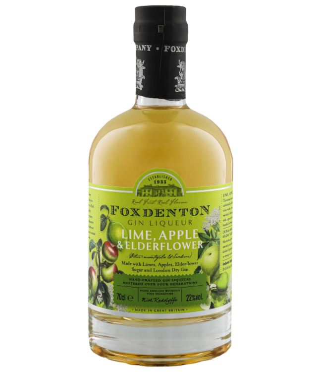 Foxdenton Lime, Apple & Elderflower 0,70 ltr 22%