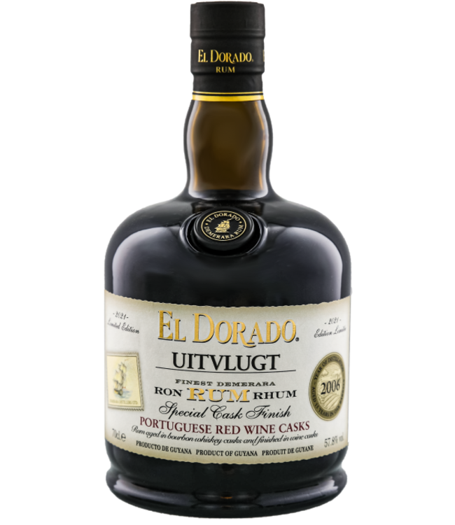El Dorado Uitvlugt Special Cask Finish 2006/2021 Red Wine Casks 0,70 ltr 57,8%