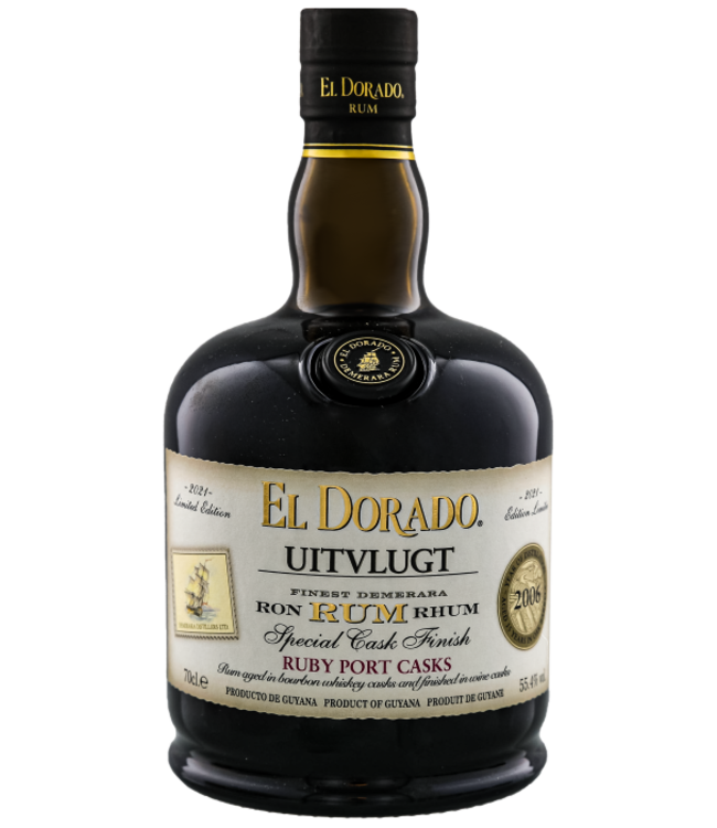 El Dorado Uitvlugt Special Cask Finish 2006/2021 Ruby Port Casks 0,70 ltr 55,4%