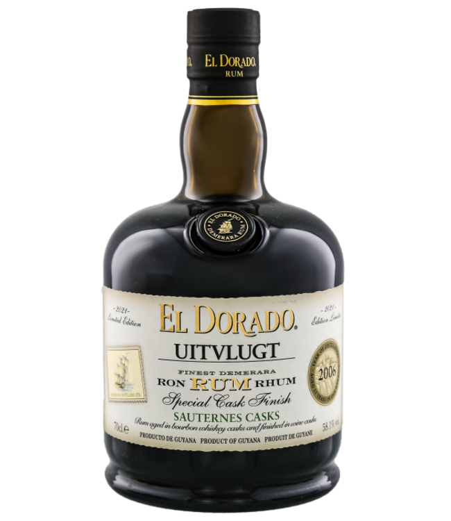 El Dorado Uitvlugt Special Cask Finish 2006/2021 Sauternes Casks 0,70 ltr 58,1%