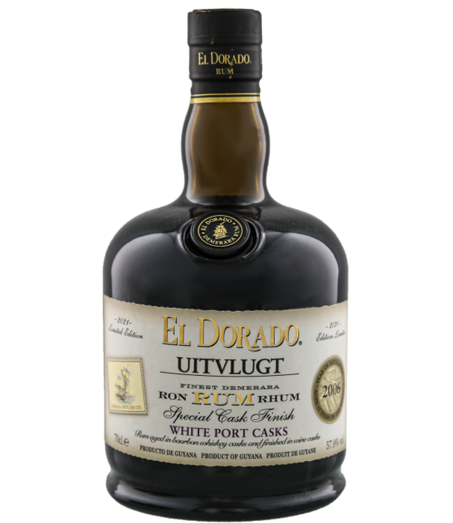El Dorado Uitvlugt Special Cask Finish 2006/2021 White Port Casks 0,70 ltr 57,9%