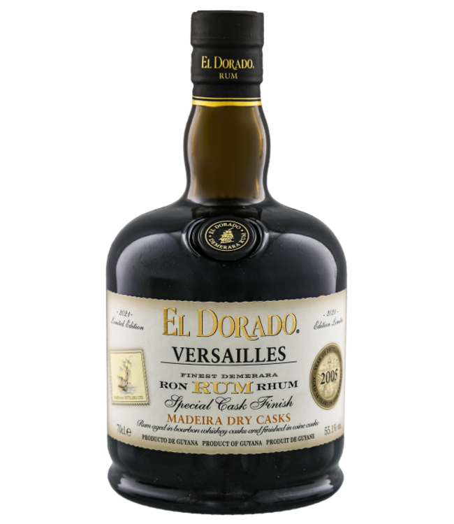 El Dorado Versailles Special Cask Finish 2005/2021 Madeira Dry Casks 0,70 ltr 55,1%