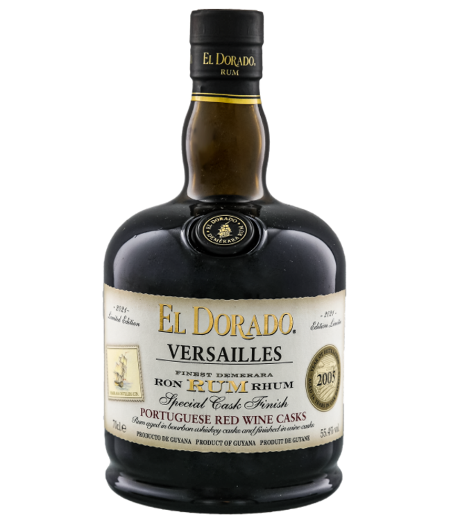 El Dorado Versailles Special Cask Finish 2005/2021 Red Wine Casks 0,70 ltr 55,4%