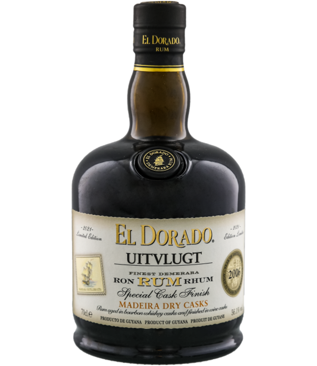 El Dorado Uitvlugt Special Cask Finish 2006/2021 Madeira Dry Casks 0,70 ltr 56,1%