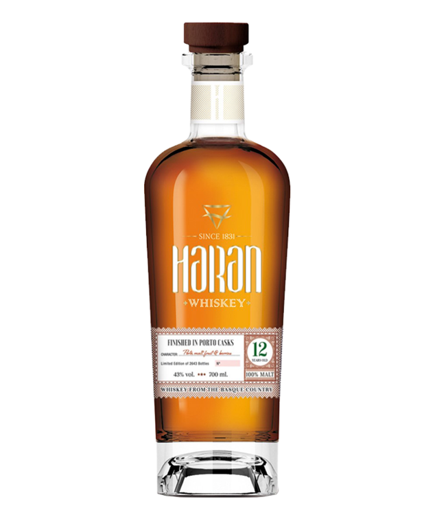 Haran 12 Years Old Basque Malt Porto Finish 0,70 ltr 43%
