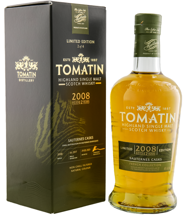 Tomatin 2008 French Collection Sauternes Casks Finish 0.70 ltr 46%