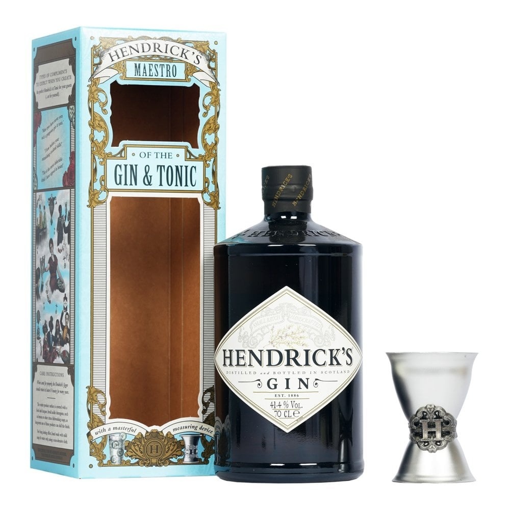 Hendricks Gin Giftpack Jigger 0,70 ltr 41,4% -  World of Fine  Spirits