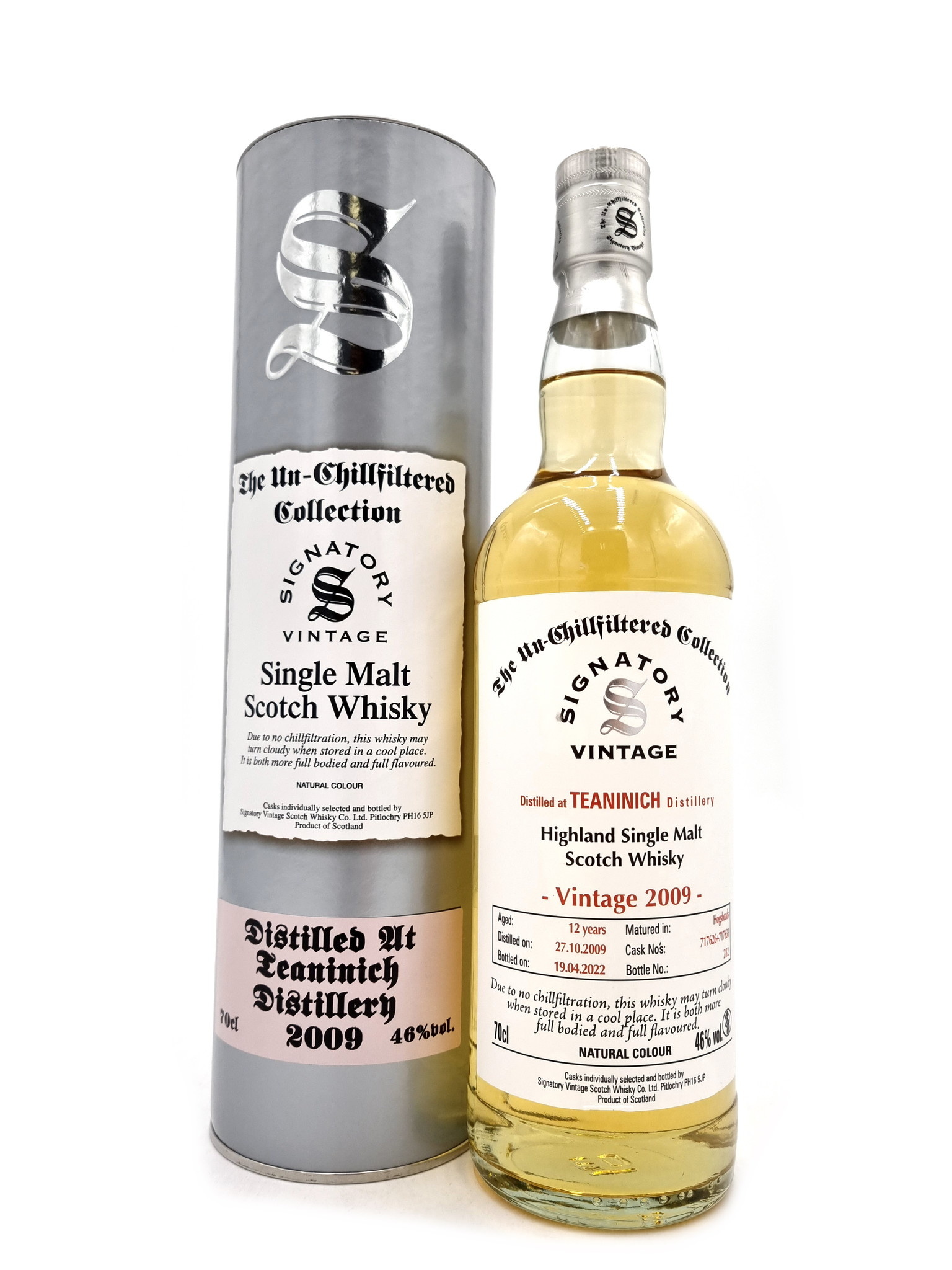Teaninich 2009 Signatory Unchill Filtered 0,70 ltr 46%