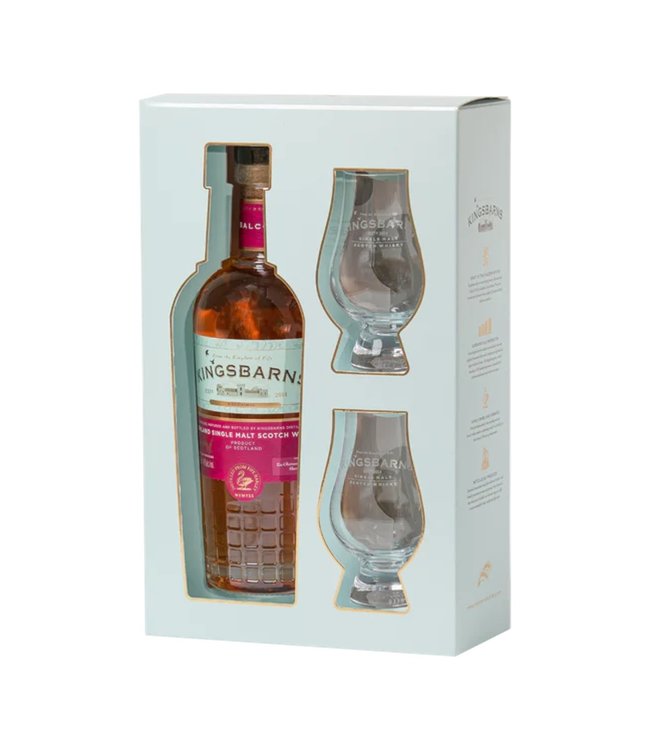 Kingsbarns Balcomie Met 2 Glazen 0,70 ltr 46%