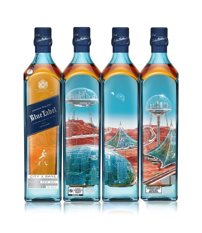 Johnnie Walker Blue Label City Of Futures Mars 0,70 ltr 40%