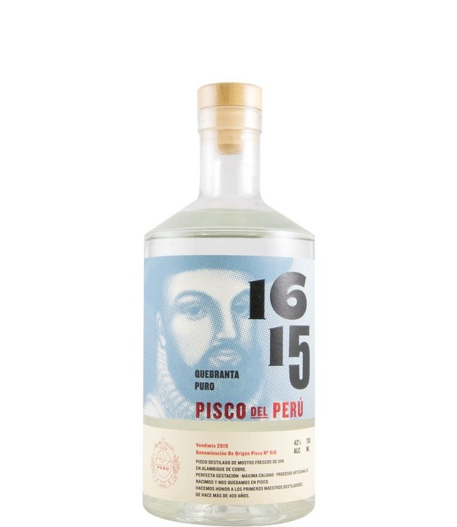 Pisco 1615 Pure Quebranta 0,70 ltr 42%