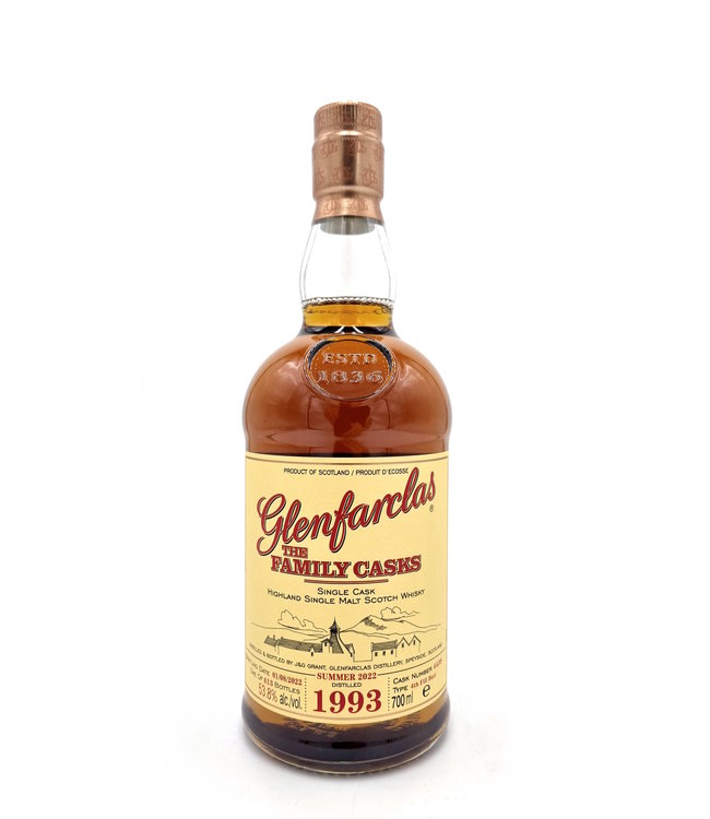 Glenfarclas Family Casks 1993 Summer Release 2022 Cask 4439 0,70 ltr 53,8%