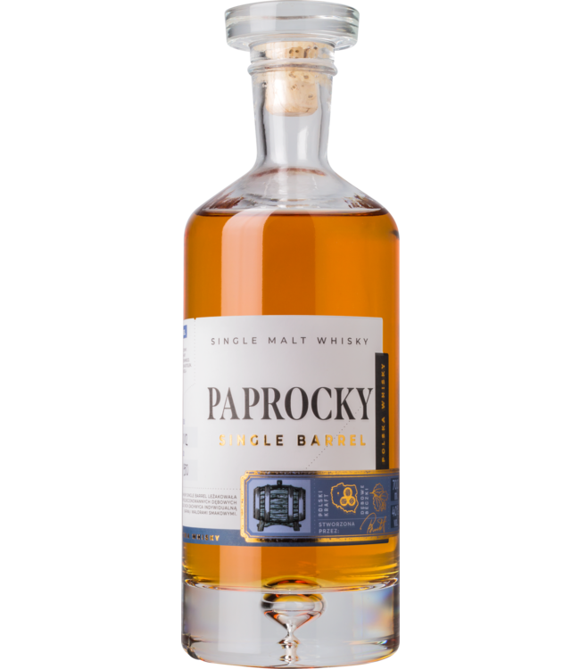 Paprocky Polish Single Barrel Single Malt 0,70 ltr 40%