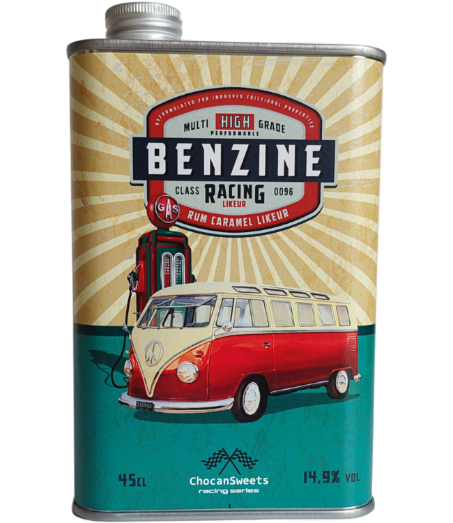 Jerrycan Benzine VW Busje Rum Caramel Likeur 0,45 ltr 14,9%